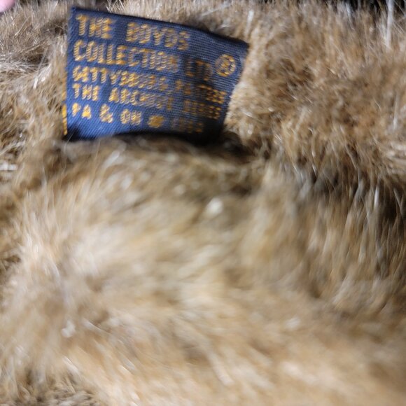 BOYDS STUFFED BROWN TEDDY BEAR, JOINTED 6" WITH BASKET VINTAGE LIKE NEW - Picture 3 of 4